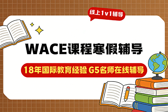 WACE课程寒假辅导班哪家性价比高还靠谱？