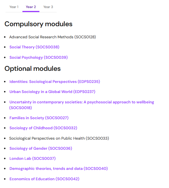 UCL Social Sciences BSc选课结构+选修课程盘点！