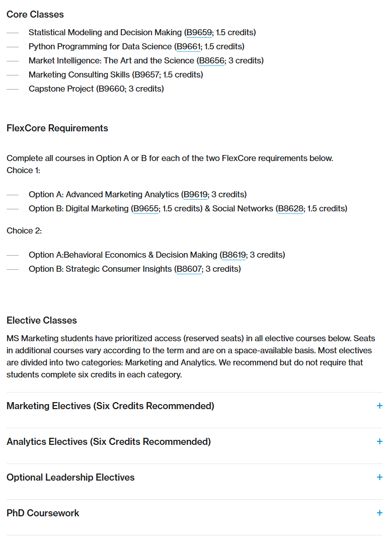哥伦比亚大学市场营销硕士MSM怎么选课？专业选课要求解读！