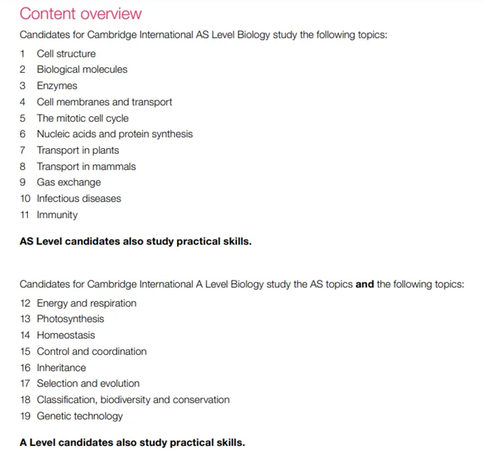 Alevel生物考试包括哪些难点？考前如何复习逆袭A？