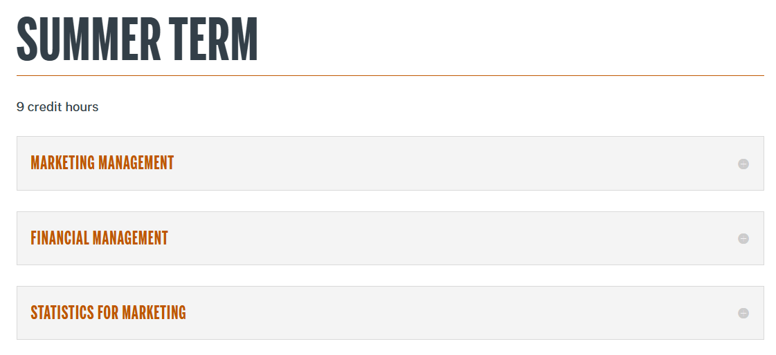 德克萨斯大学奥斯汀分校MSM顶点项目需要修哪些课程？